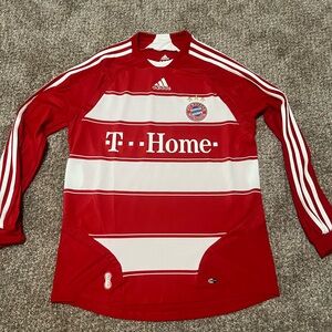 FC Bayern Munchen Adidas Long Sleeve Jersey Medium
